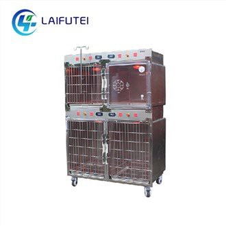 Teràpia infraroja gàbia de mascotes sobre rodes